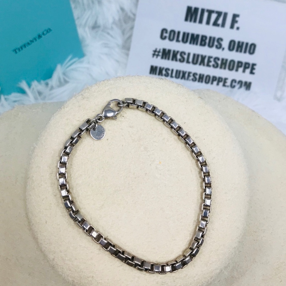 Authentic Tiffany & Co. Venetian Link Bracelet – Sterling Silver 925 – Pre-Owned - Picture 4 of 5
